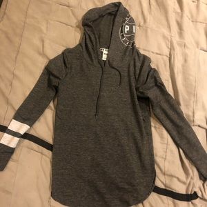 Victoria’s Secret Pink gray pullover hoodie
